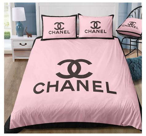 pink chanel bed sheets|chanel bedsheets.